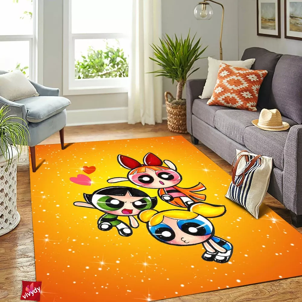 The Powerpuff Girls Rectangle Rug