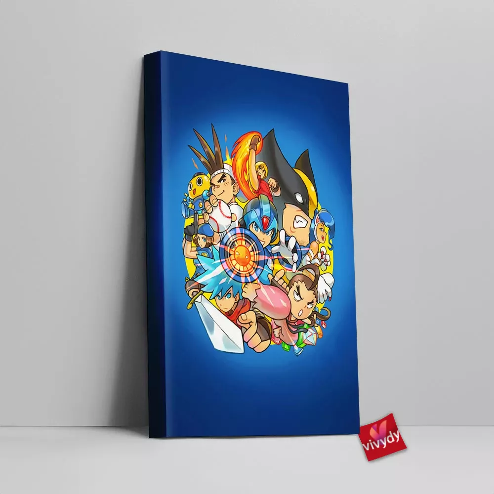 Capcom Playstation Canvas Wall Art