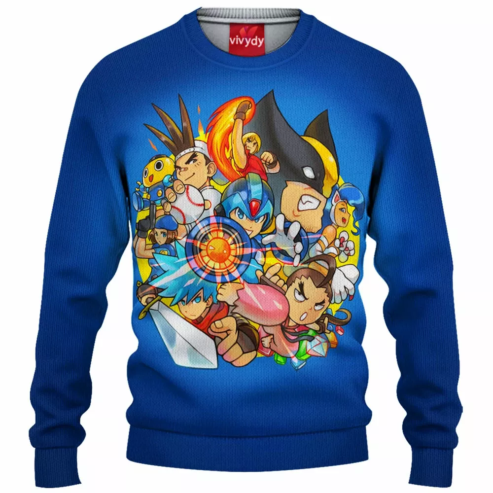 Capcom Playstation Knitted Sweater