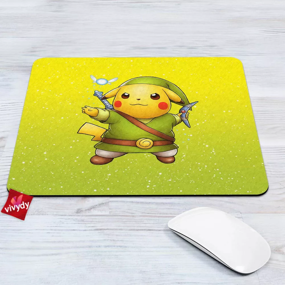 Link Pikachu Mouse Pad