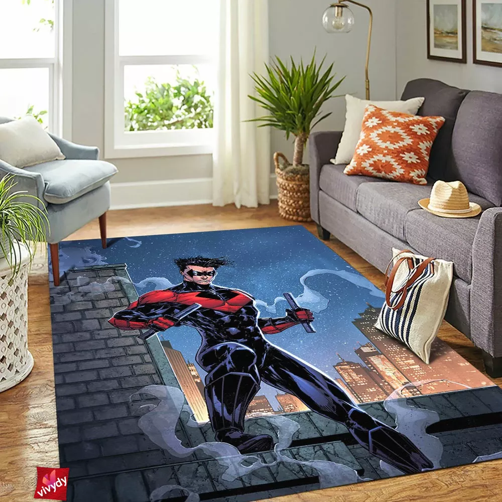 Nightwing Rectangle Rug