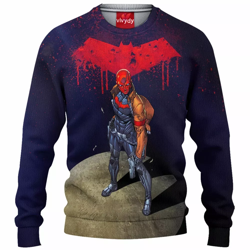 Red Hood Knitted Sweater