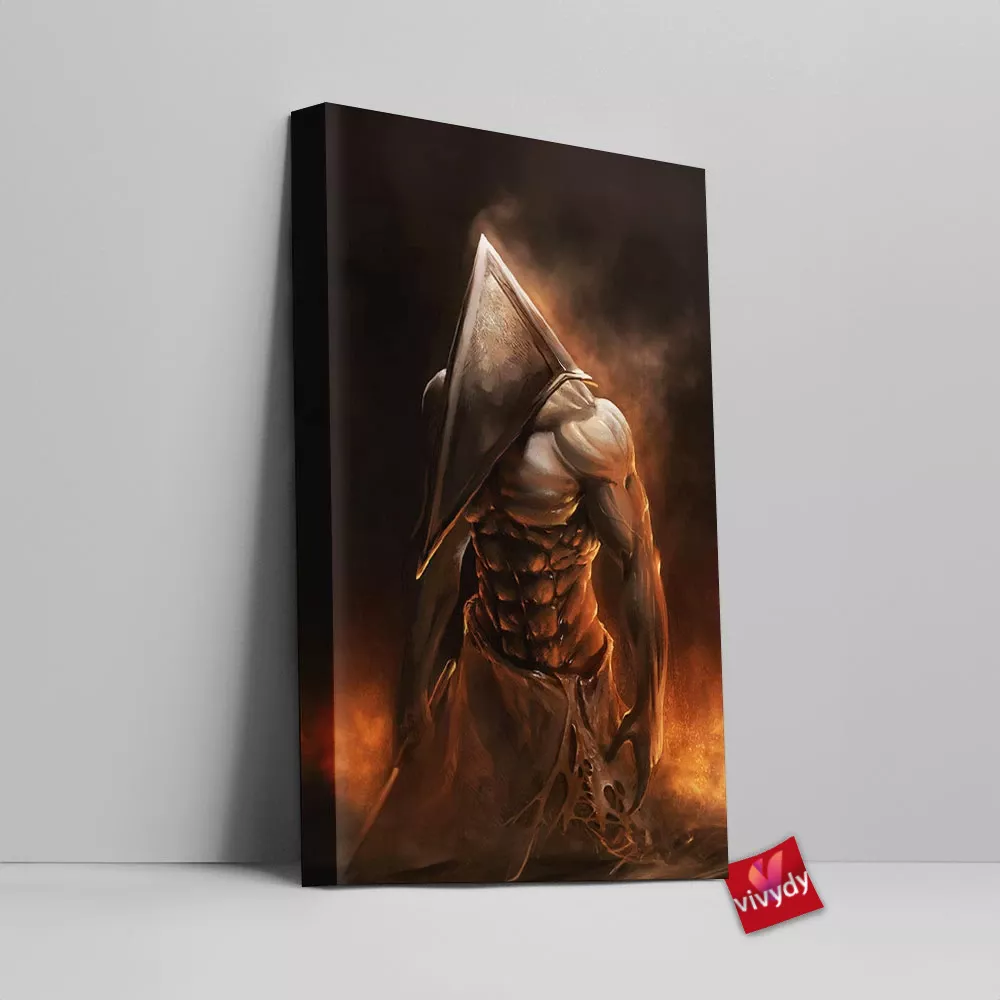 Pyramid Head Canvas Wall Art