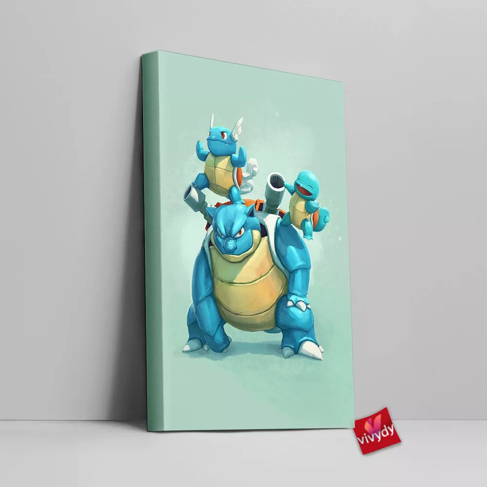 Blastoise Canvas Wall Art