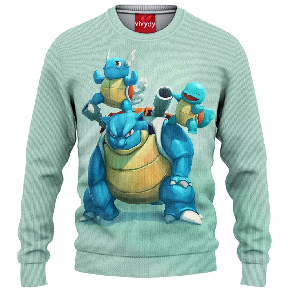 Blastoise Knitted Sweater