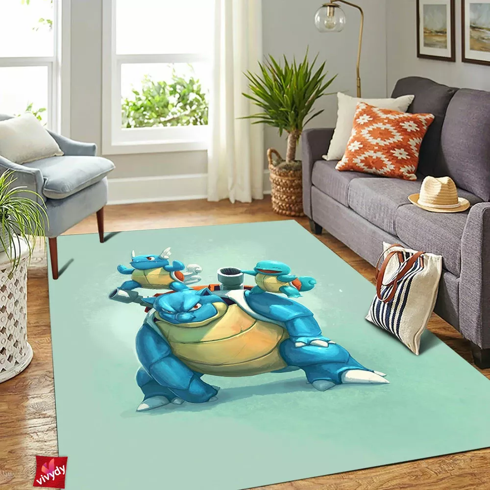 Blastoise Rectangle Rug