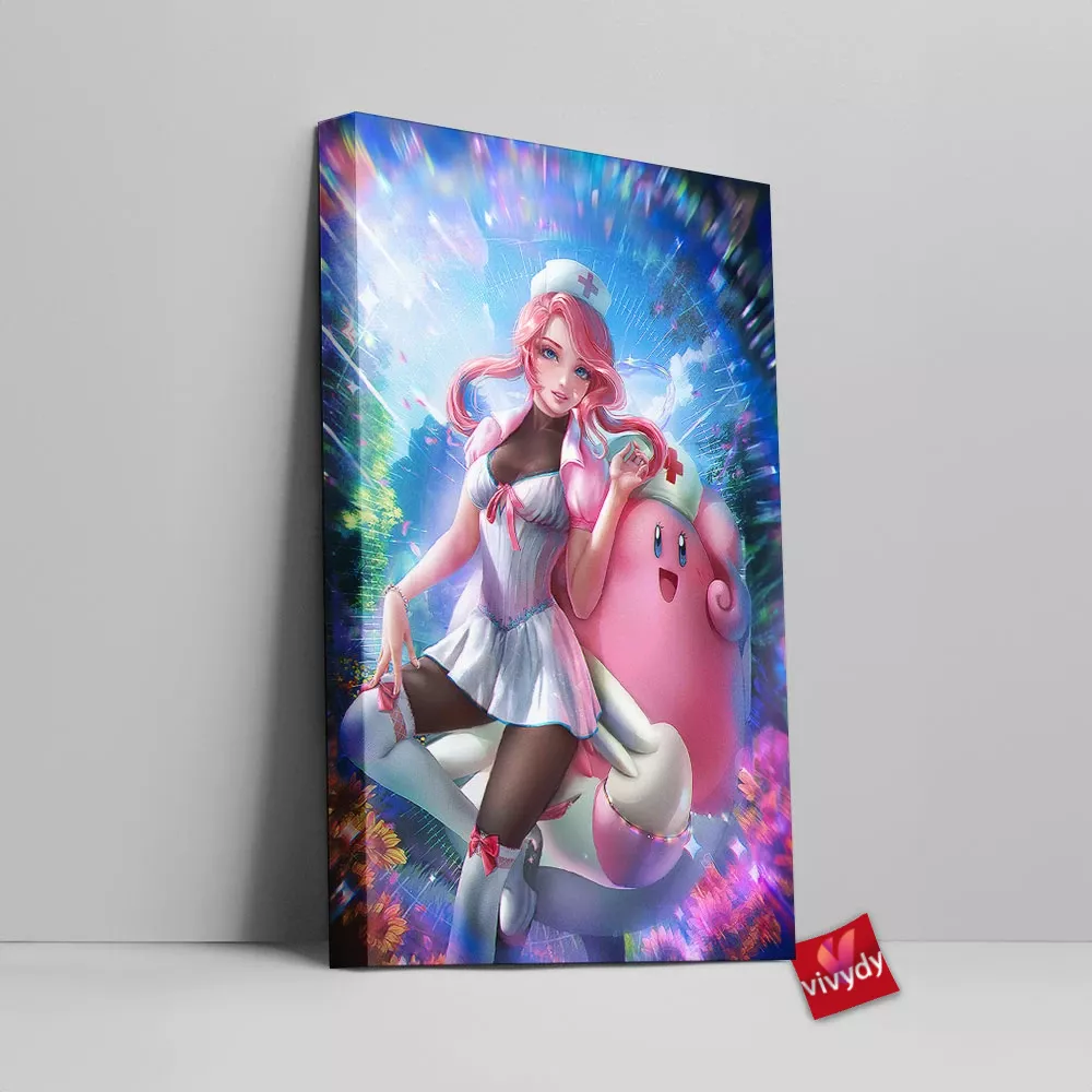 Nurse Joy Canvas Wall Art