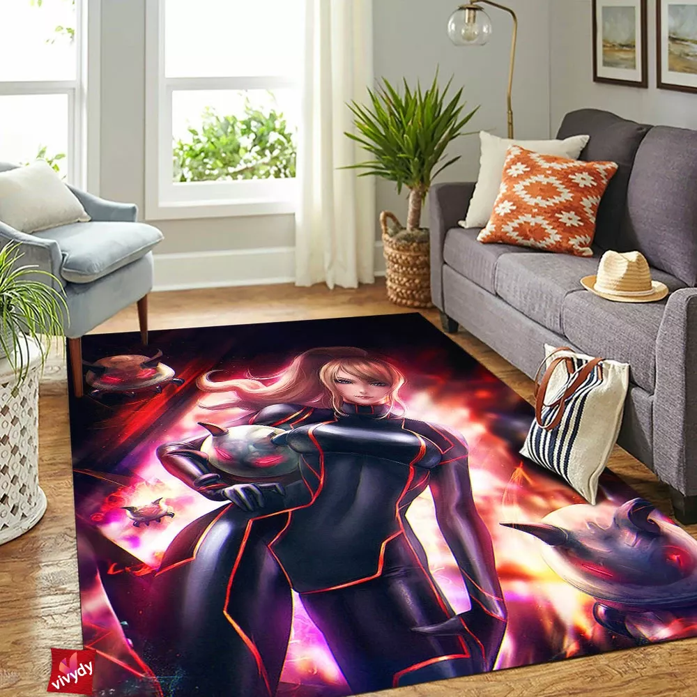 Evil Samus Rectangle Rug