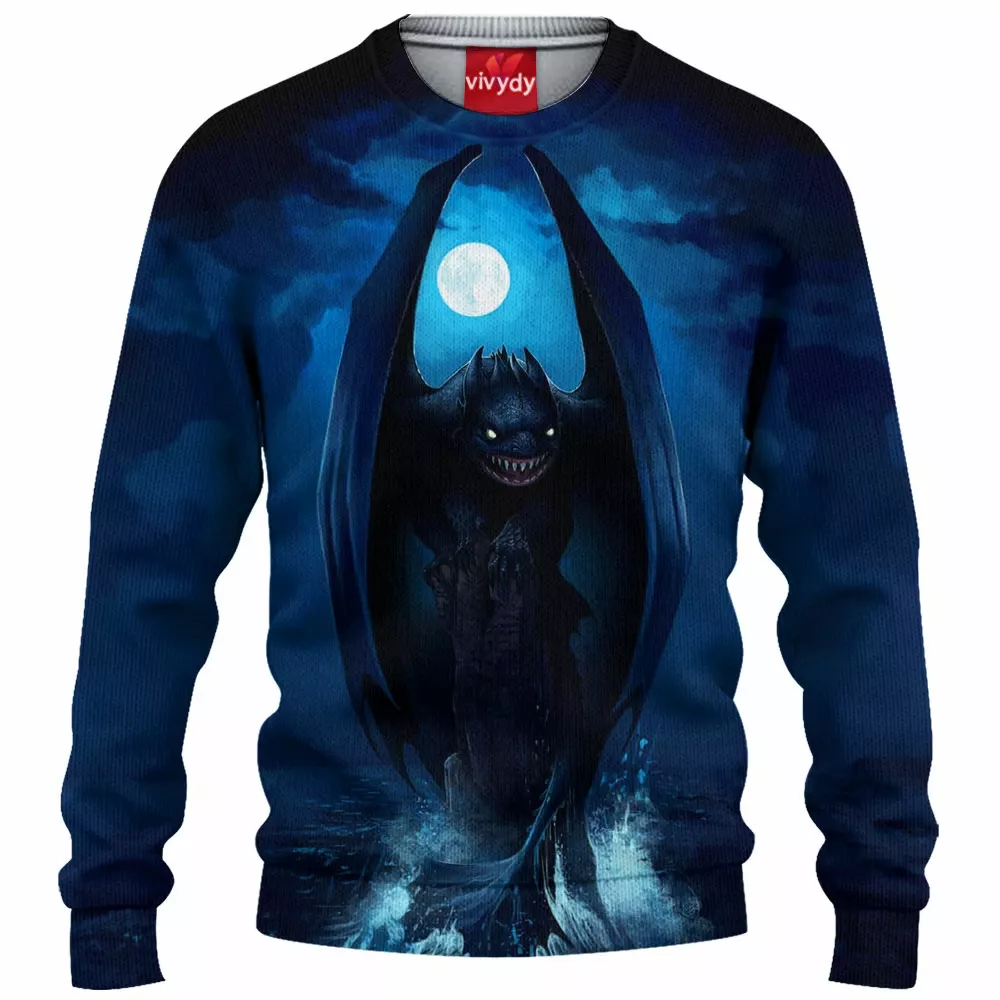 Night Fury Knitted Sweater