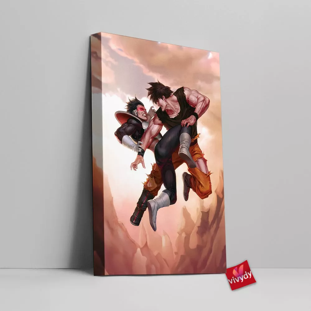 Vegeta Vs Son Goku Canvas Wall Art