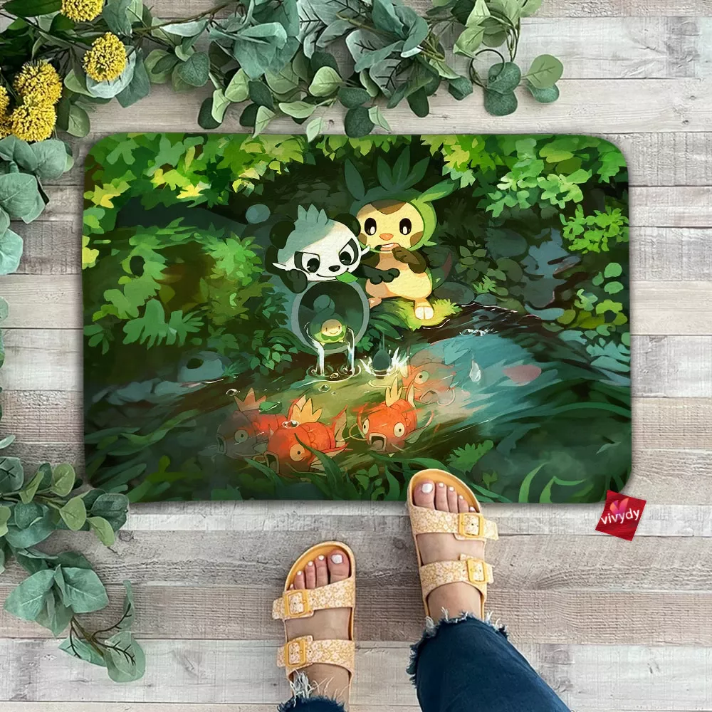 Pancham And Chespin Doormat