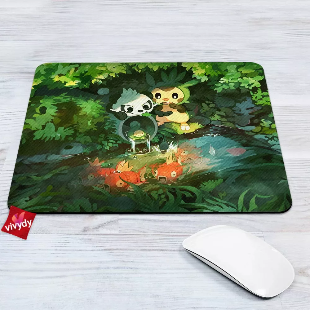 Pancham And Chespin Mouse Pad