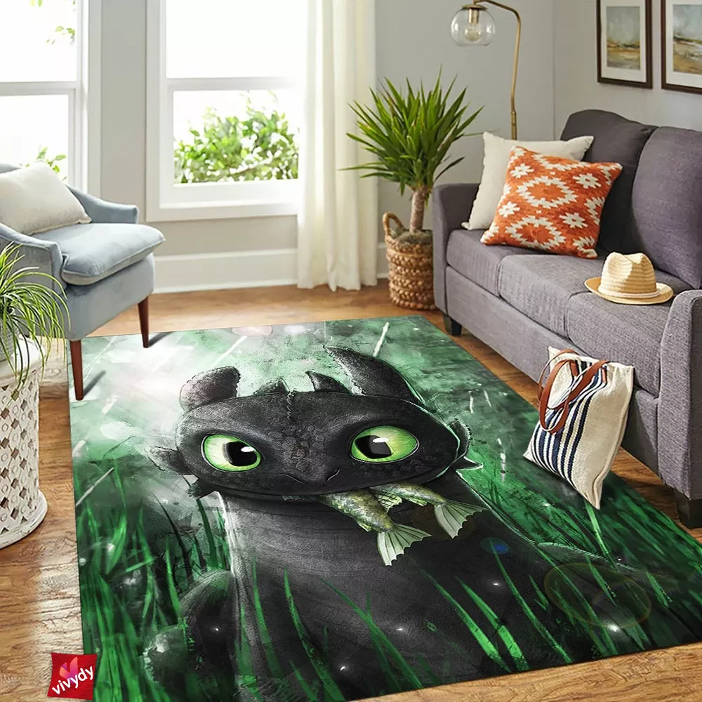 Toothless Rectangle Rug