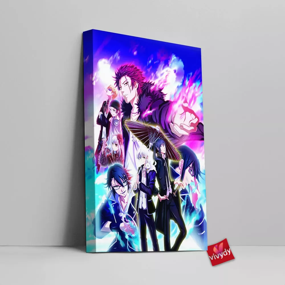 K Project Main Characters Canvas Wall Art