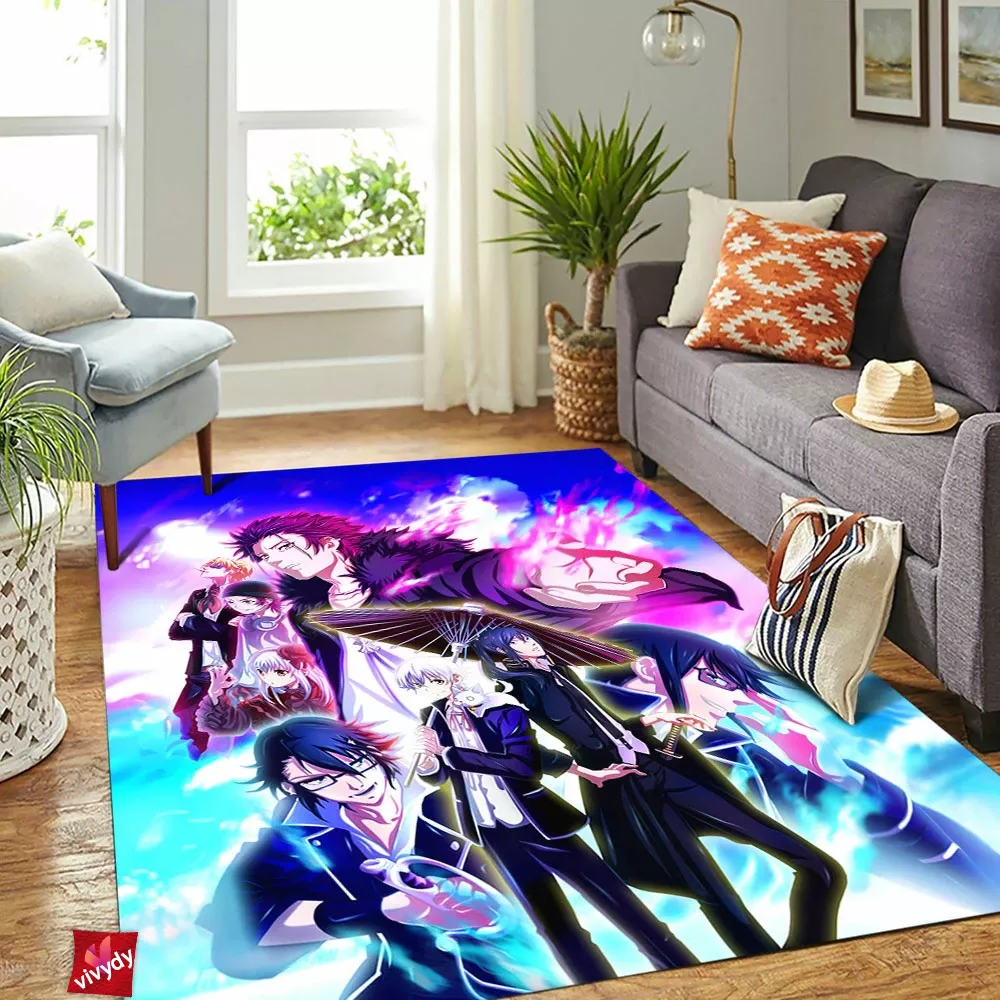 K Project Main Characters Rectangle Rug