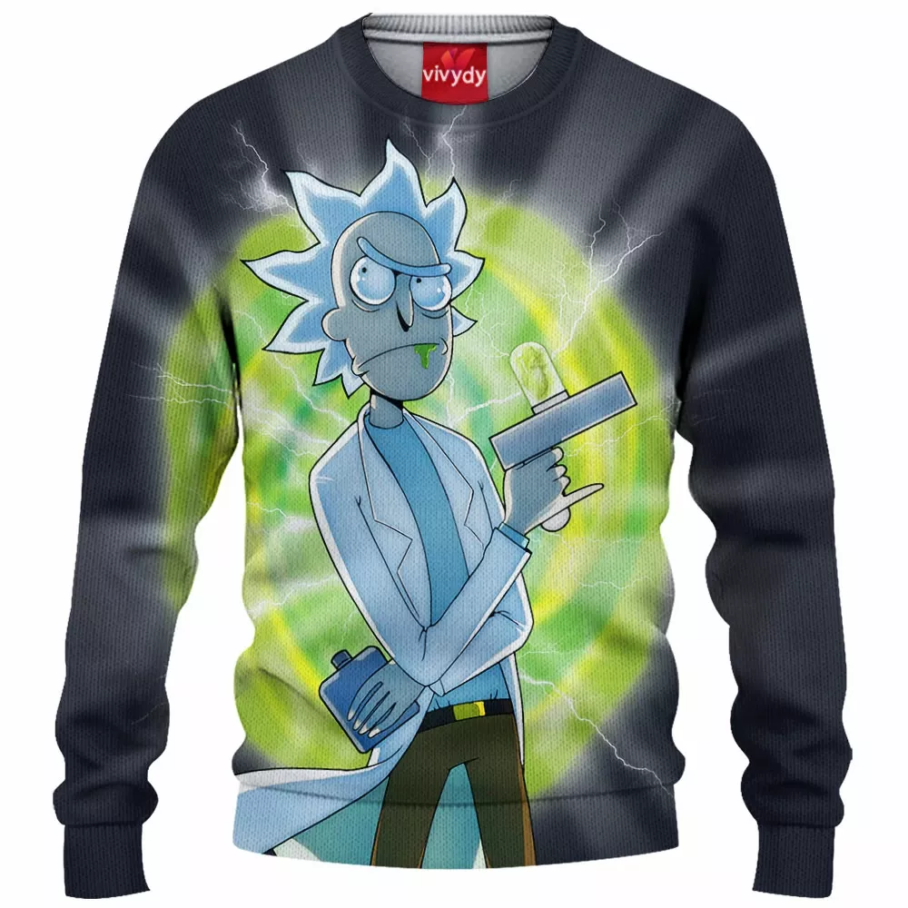 Rick And Morty Knitted Sweater