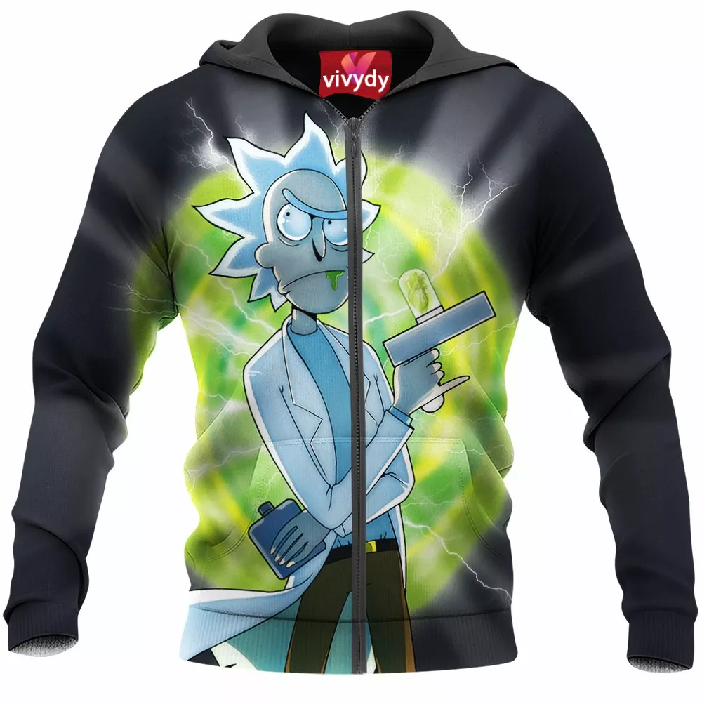 Rick And Morty Zip Hoodie