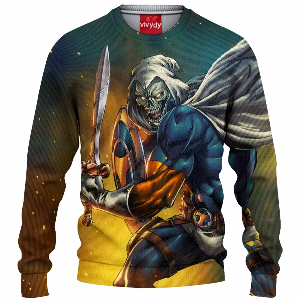 Comic Taskmaster Knitted Sweater