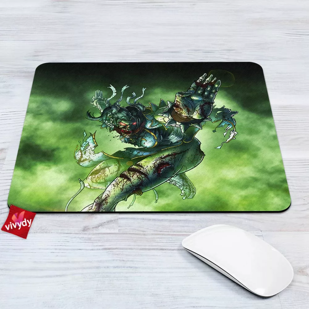 Zombie Chun Li Mouse Pad