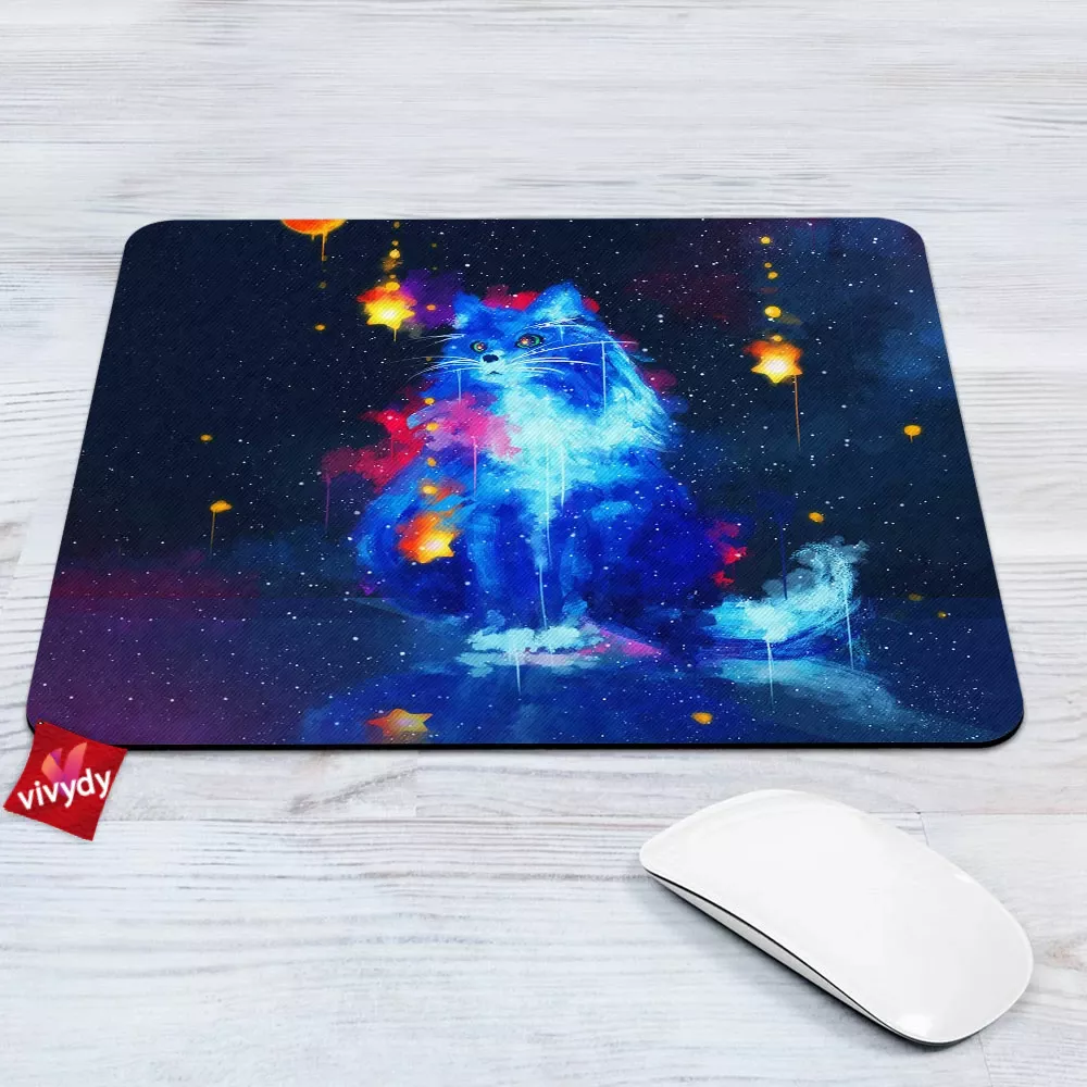 Cosmic Cat Mouse Pad