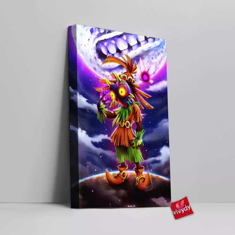 The Legend Of Zelda Majora’s Mask Canvas Wall Art