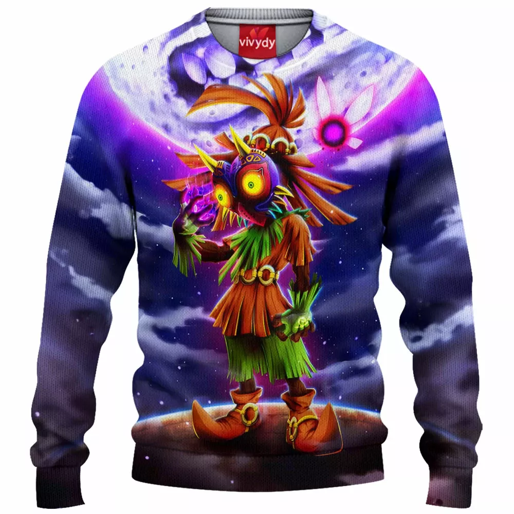 The Legend Of Zelda Majora’s Mask Knitted Sweater