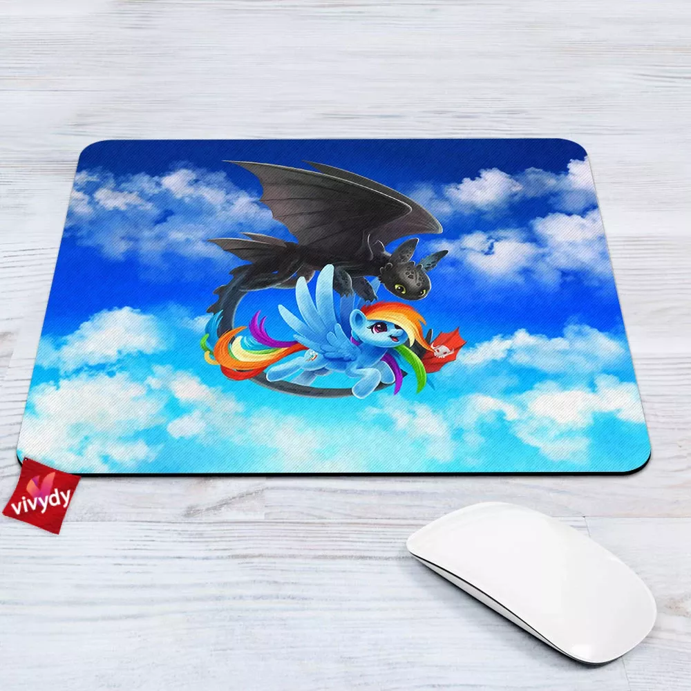 Toothless And Pony Mouse Pad