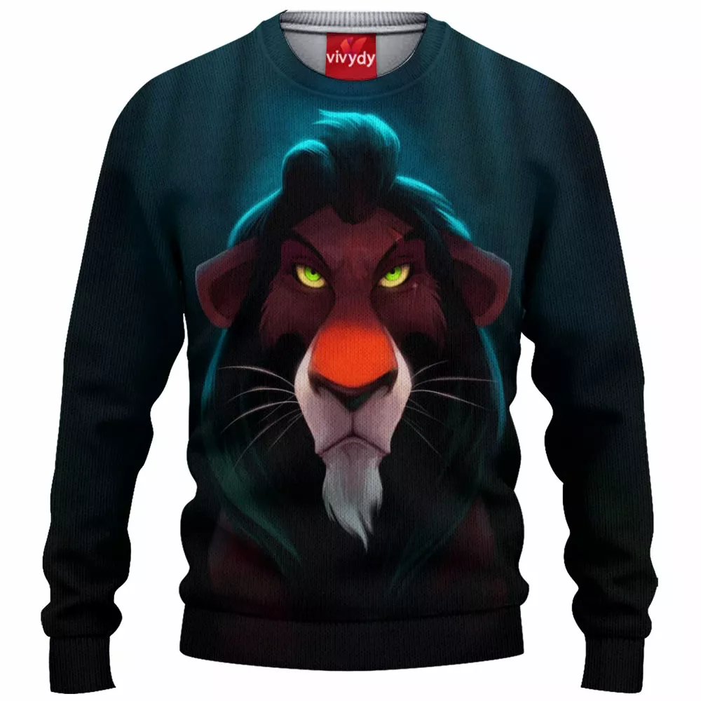 Scar Lion King Knitted Sweater