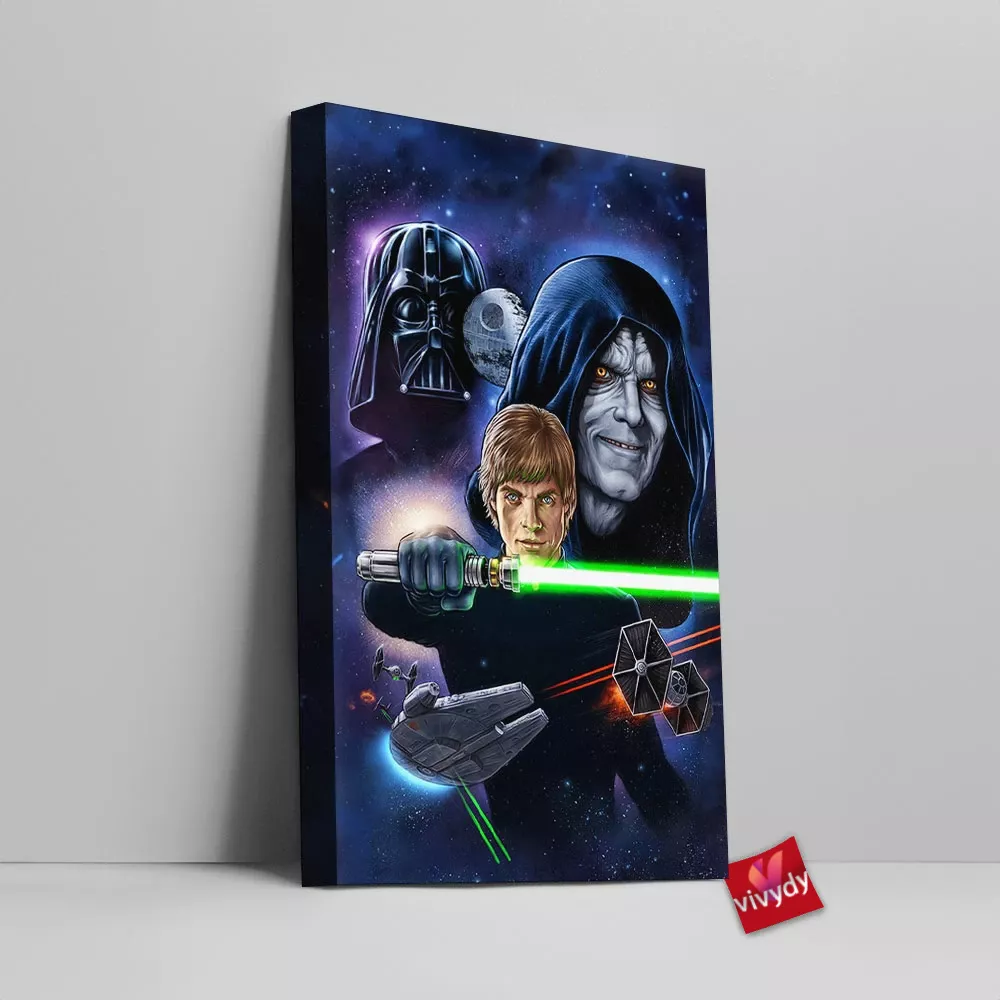 Stars Wars Return Of The Jedi Canvas Wall Art