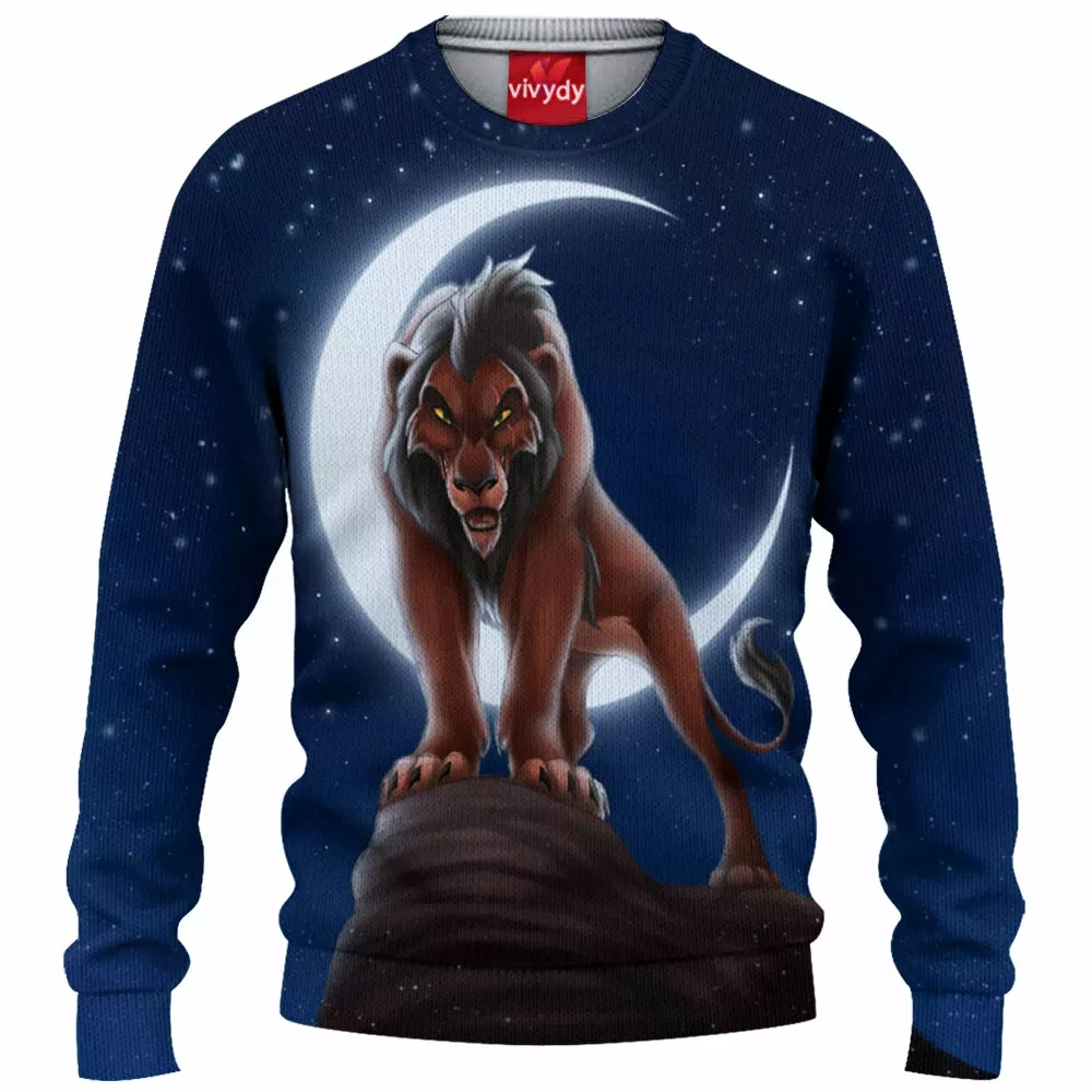 Scar Lion King Knitted Sweater