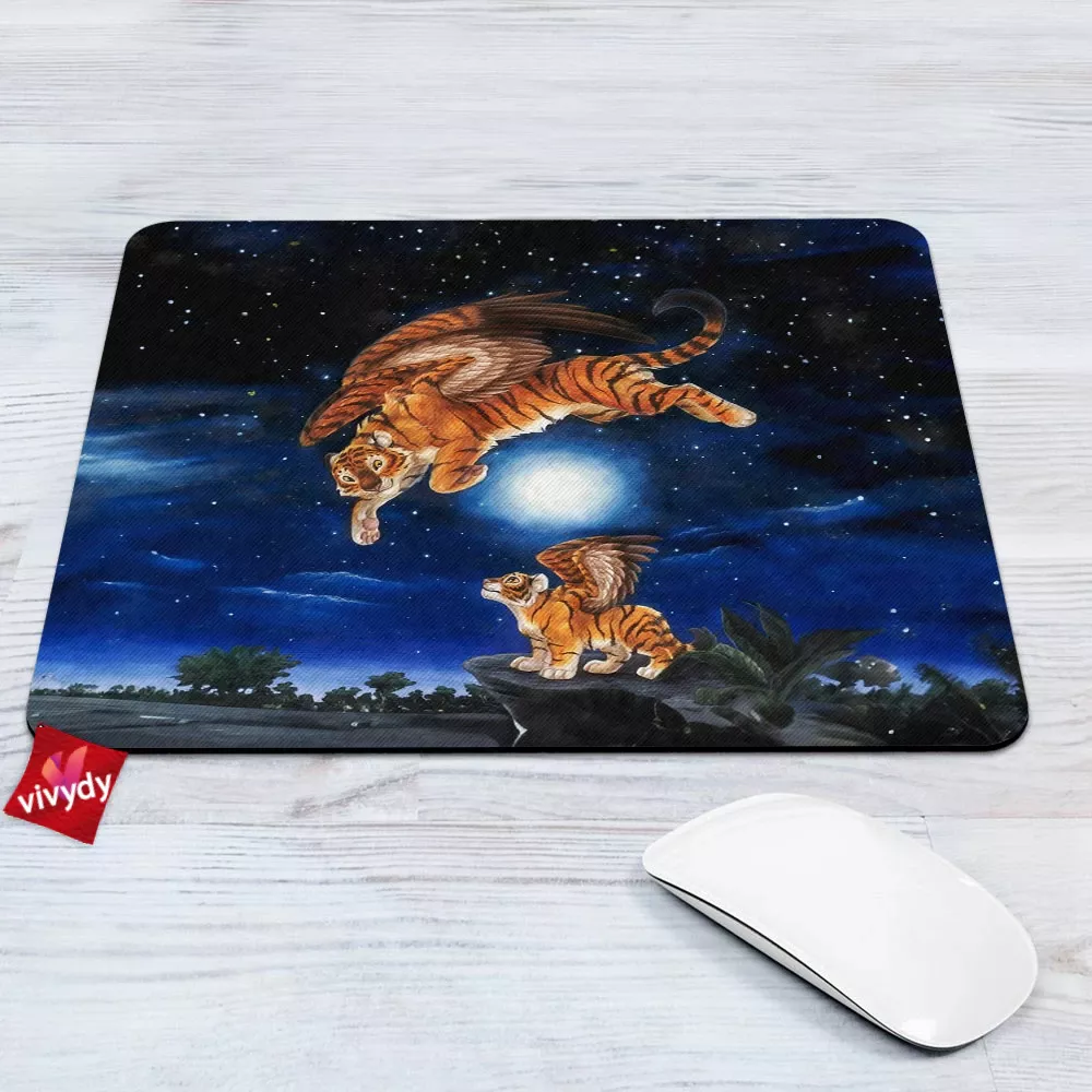 Tiger Fly Mouse Pad