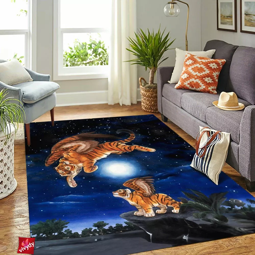 Tiger Fly Rectangle Rug