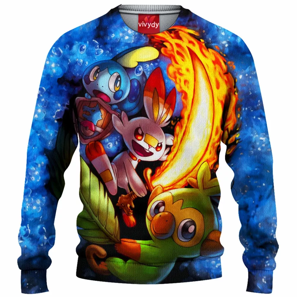 Pokemon Sword And Shield Knitted Sweater