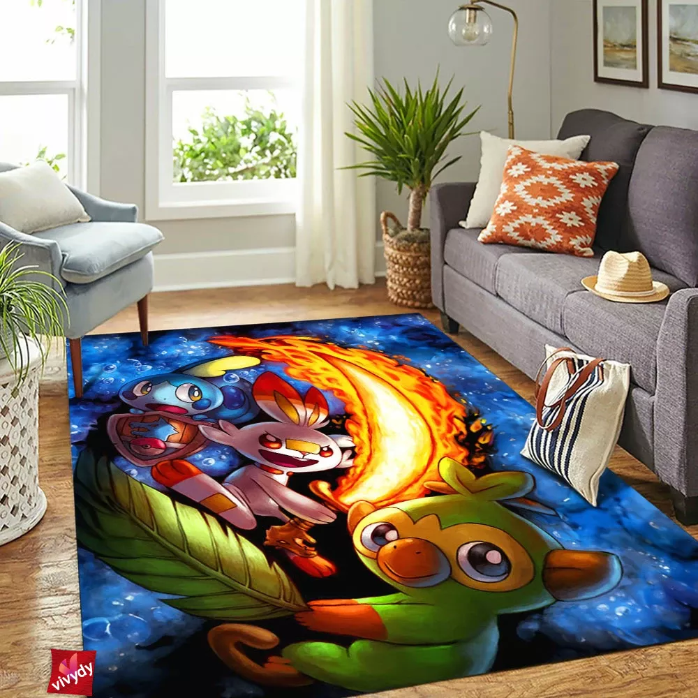 Pokemon Sword And Shield Rectangle Rug