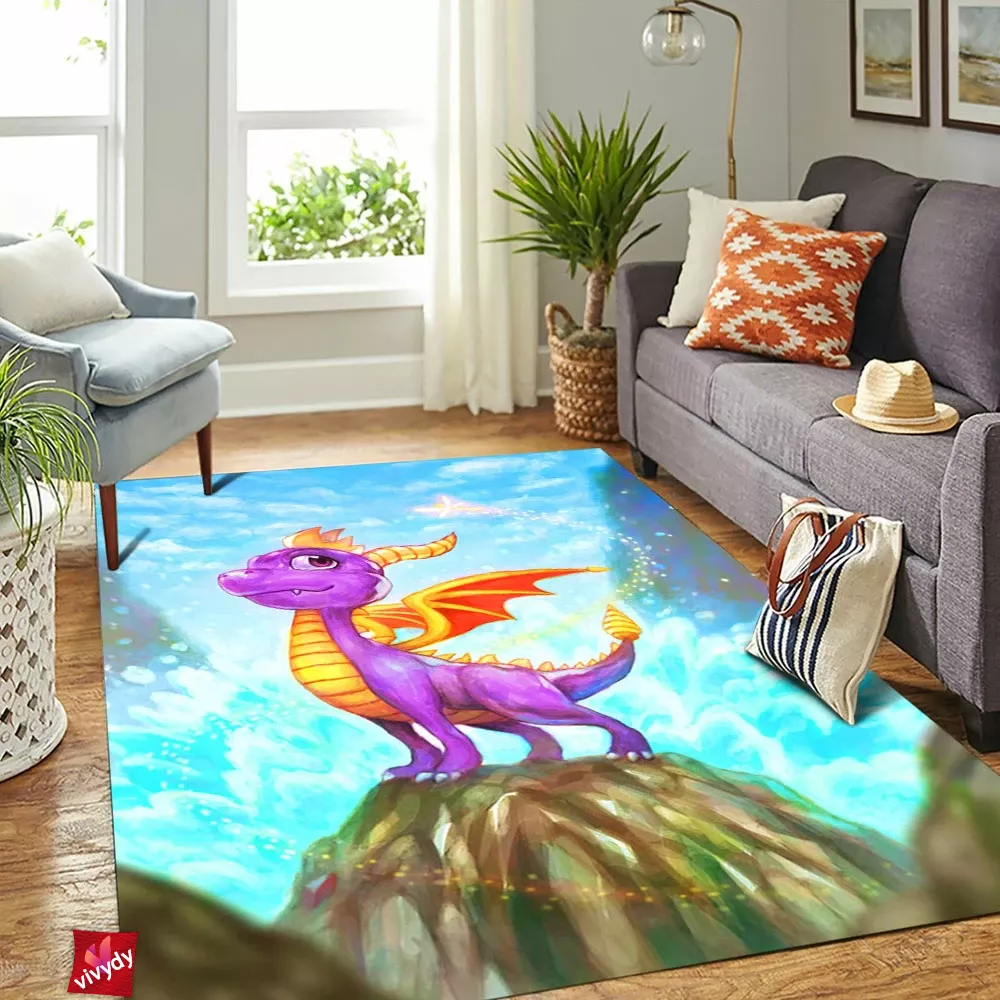 The Little Dragon Rectangle Rug