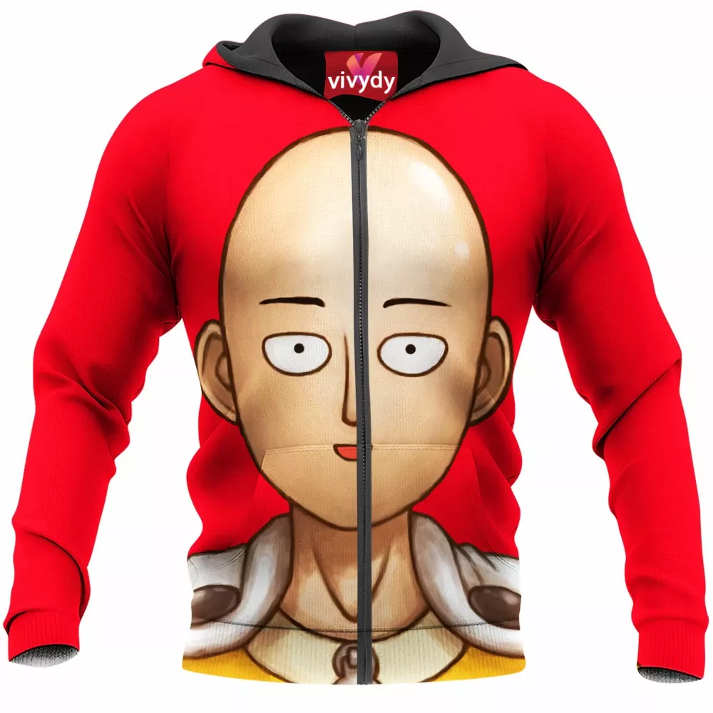 Saitama Zip Hoodie