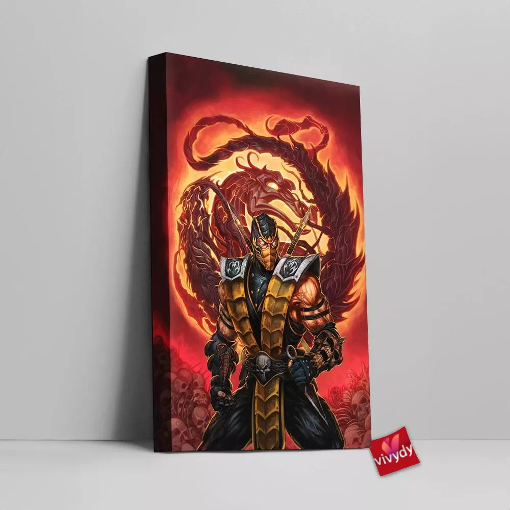 Mk9 Scorpion Canvas Wall Art