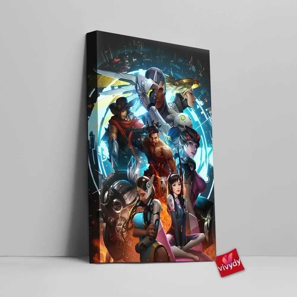 Overwatch Canvas Wall Art