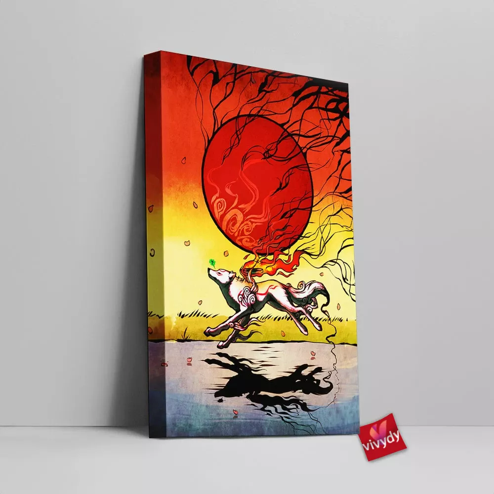 Okami Canvas Wall Art