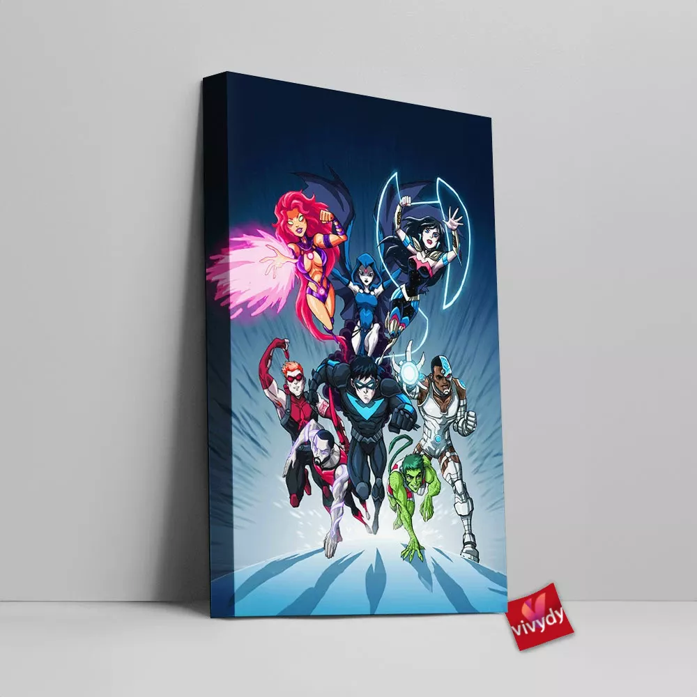 Teen Titans Canvas Wall Art