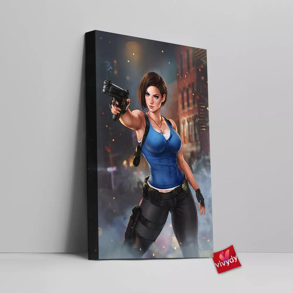 Jill Valentine Canvas Wall Art