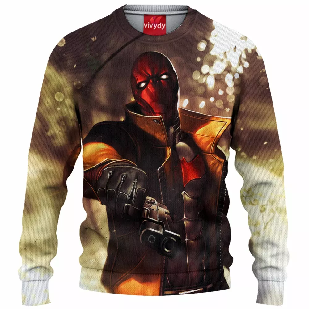 Red Hood Knitted Sweater