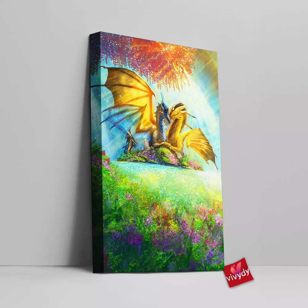 Dragons Canvas Wall Art