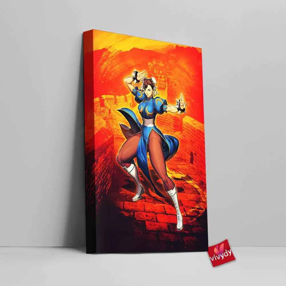 Chun Li Canvas Wall Art