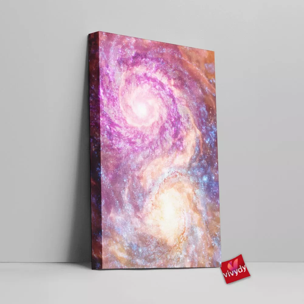 2 Galaxy Canvas Wall Art