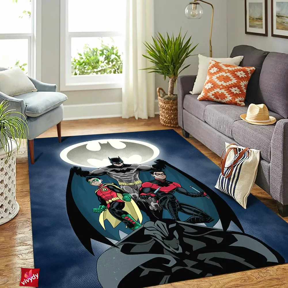 Batman and Robin Rectangle Rug