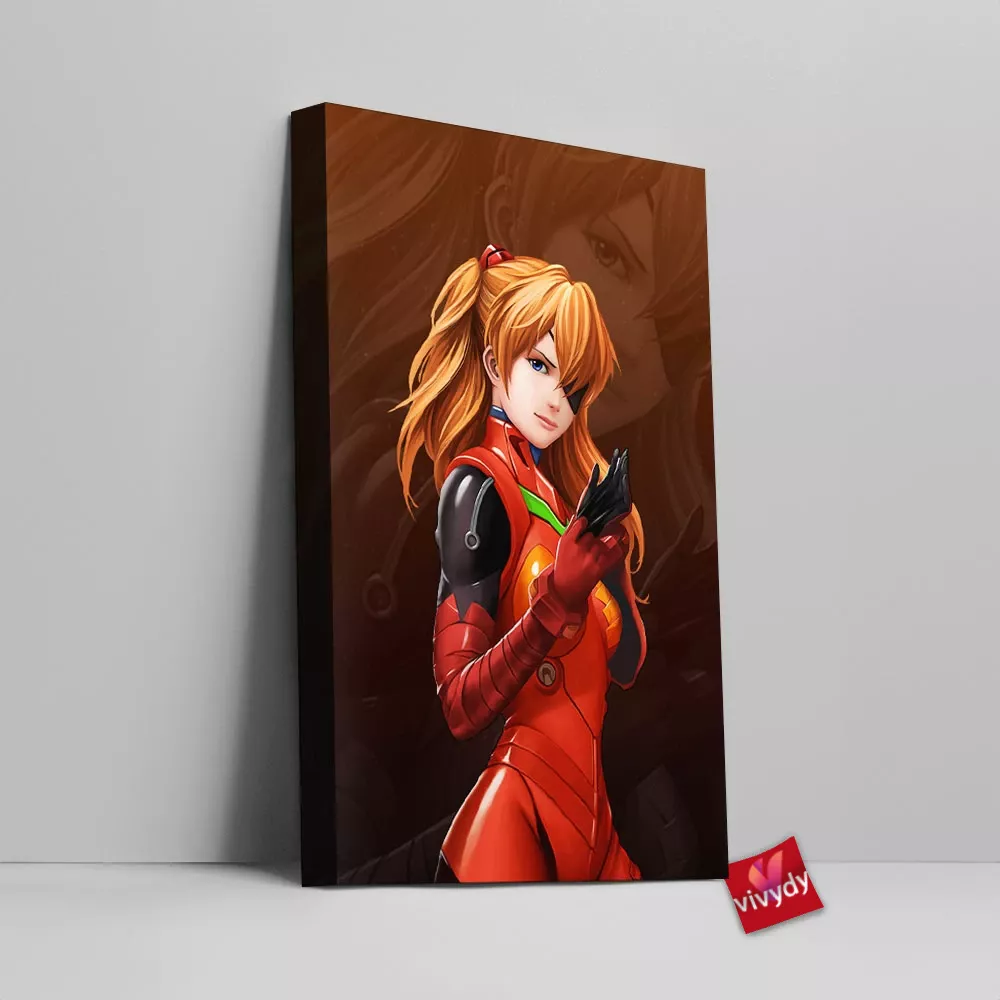 Asuka Langley Soryu Canvas Wall Art