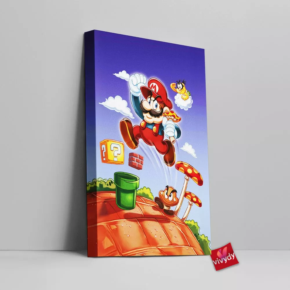 Super Mario Canvas Wall Art