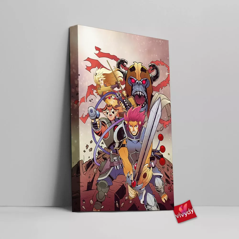 ThunderCat,Meows Canvas Wall Art