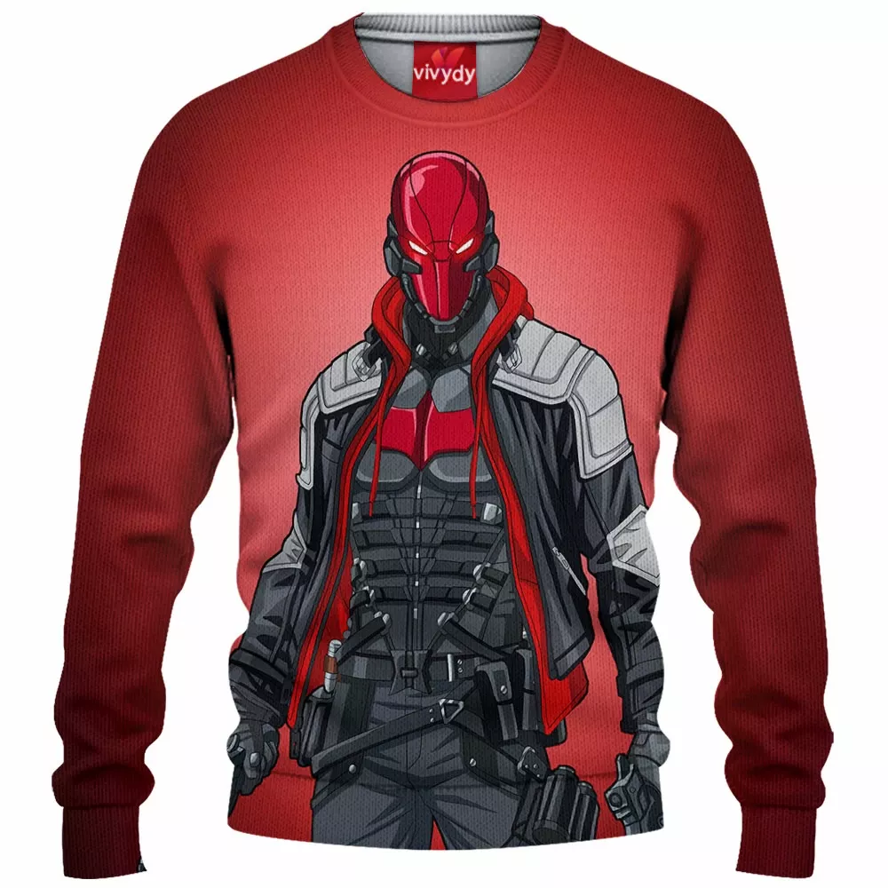 Red Hood Knitted Sweater